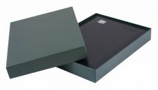 Ежедневник LETTS GLOBAL DELUXE A5 недатир. натуральная кожа белые страницы позолочен. срез черный