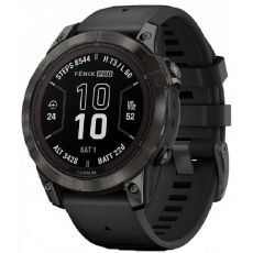 Умные часы Garmin Fenix 7 Pro 2023 33.02 мм черный/серый [010-02777-10]